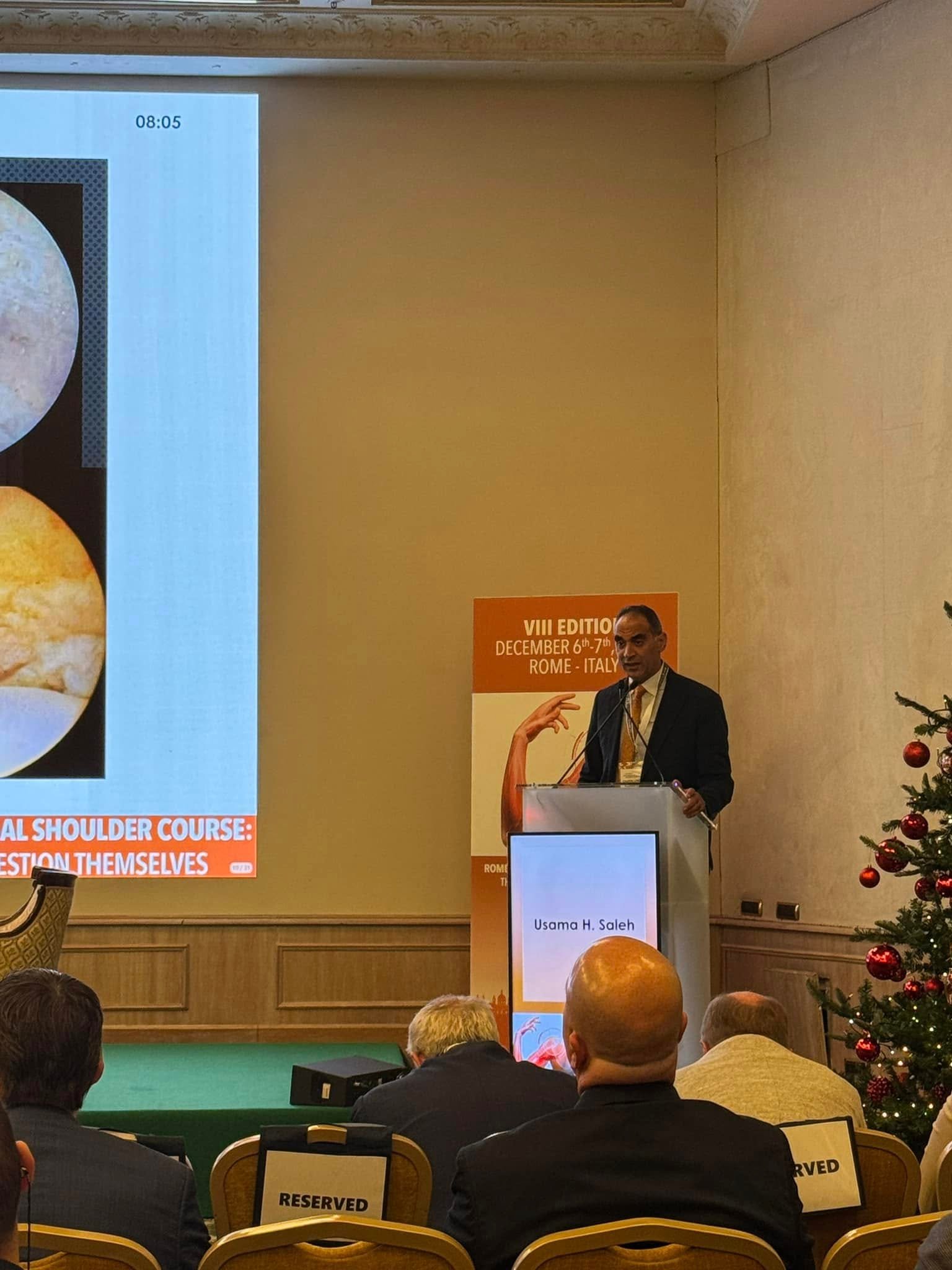 Dr. Usama Saleh in International Congress on Shoulder and Elbow Surgery - 2024
