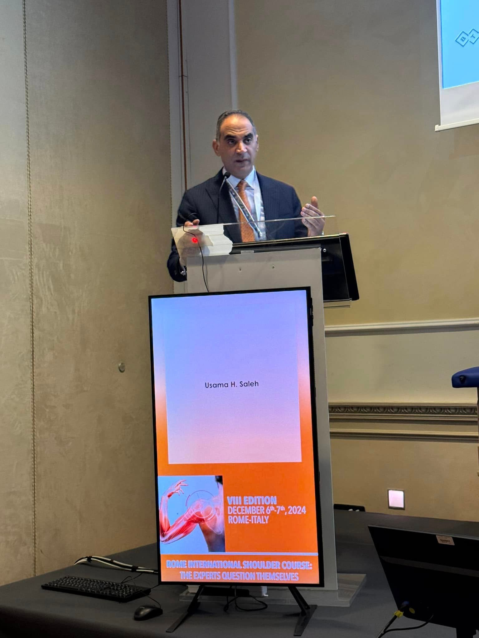 Dr. Usama Saleh in International Congress on Shoulder and Elbow Surgery - 2024