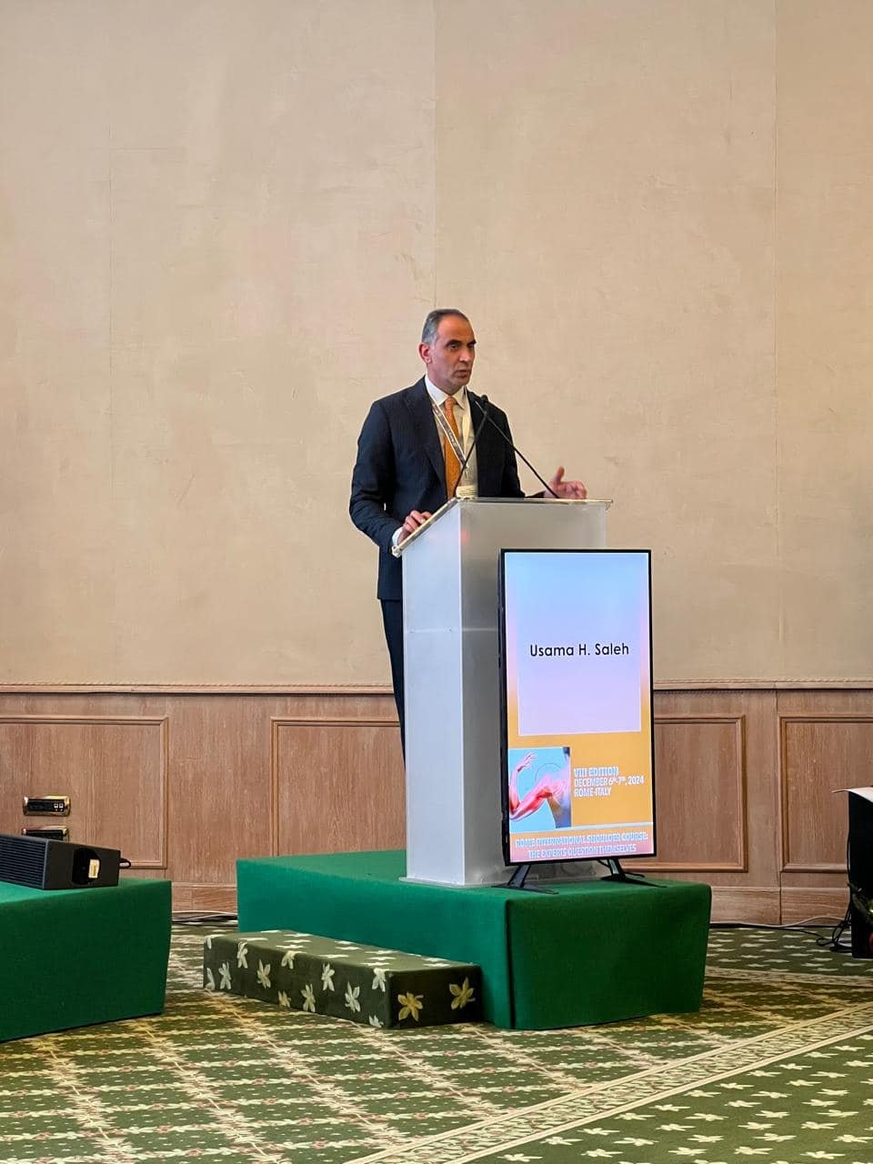 Dr. Usama Saleh in International Congress on Shoulder and Elbow Surgery - 2024