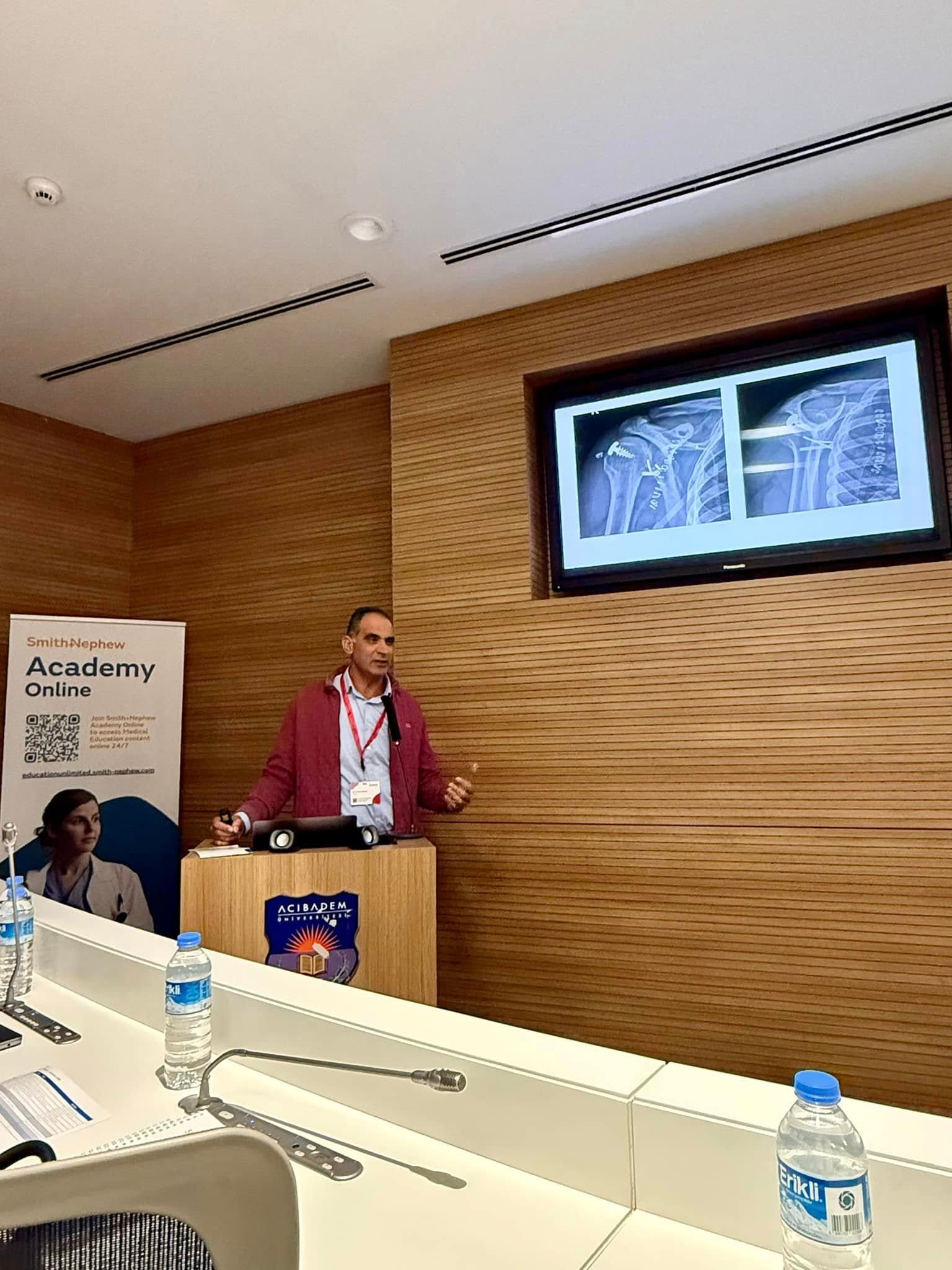 Dr. Usama Saleh in Advanced Shoulder Course – Acibadem University, Istanbul
