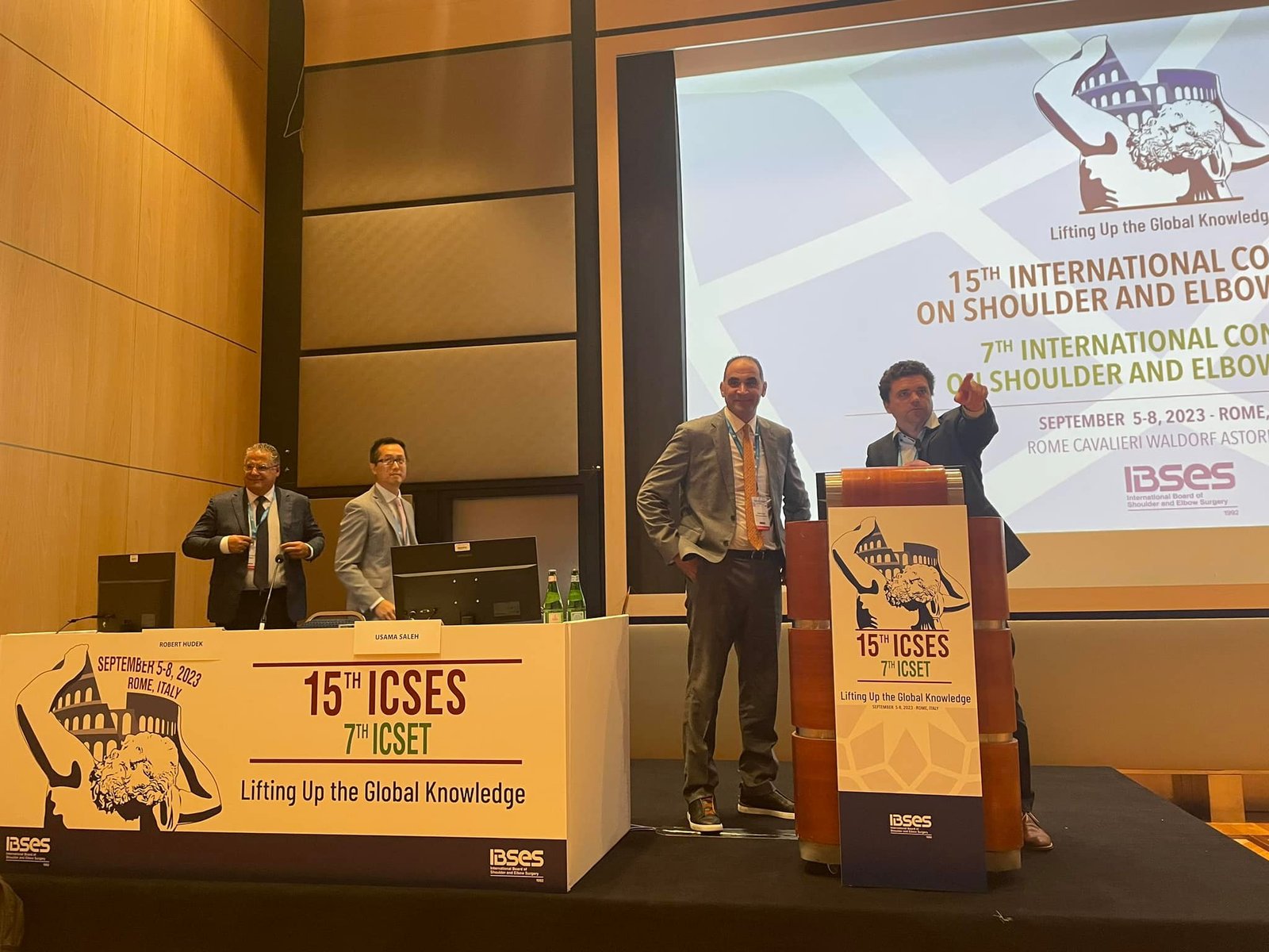 Dr. Usama Saleh in International Congress on Shoulder and Elbow Surgery