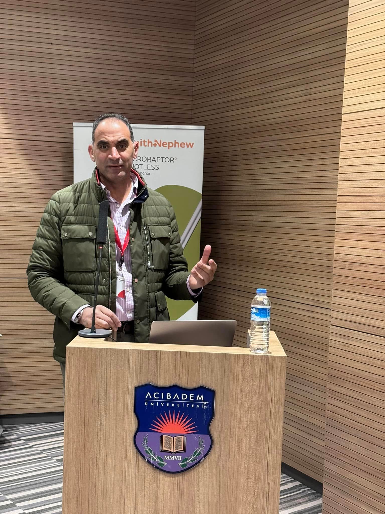 Dr. Usama Saleh Teaching in Workshop at Acibadem University