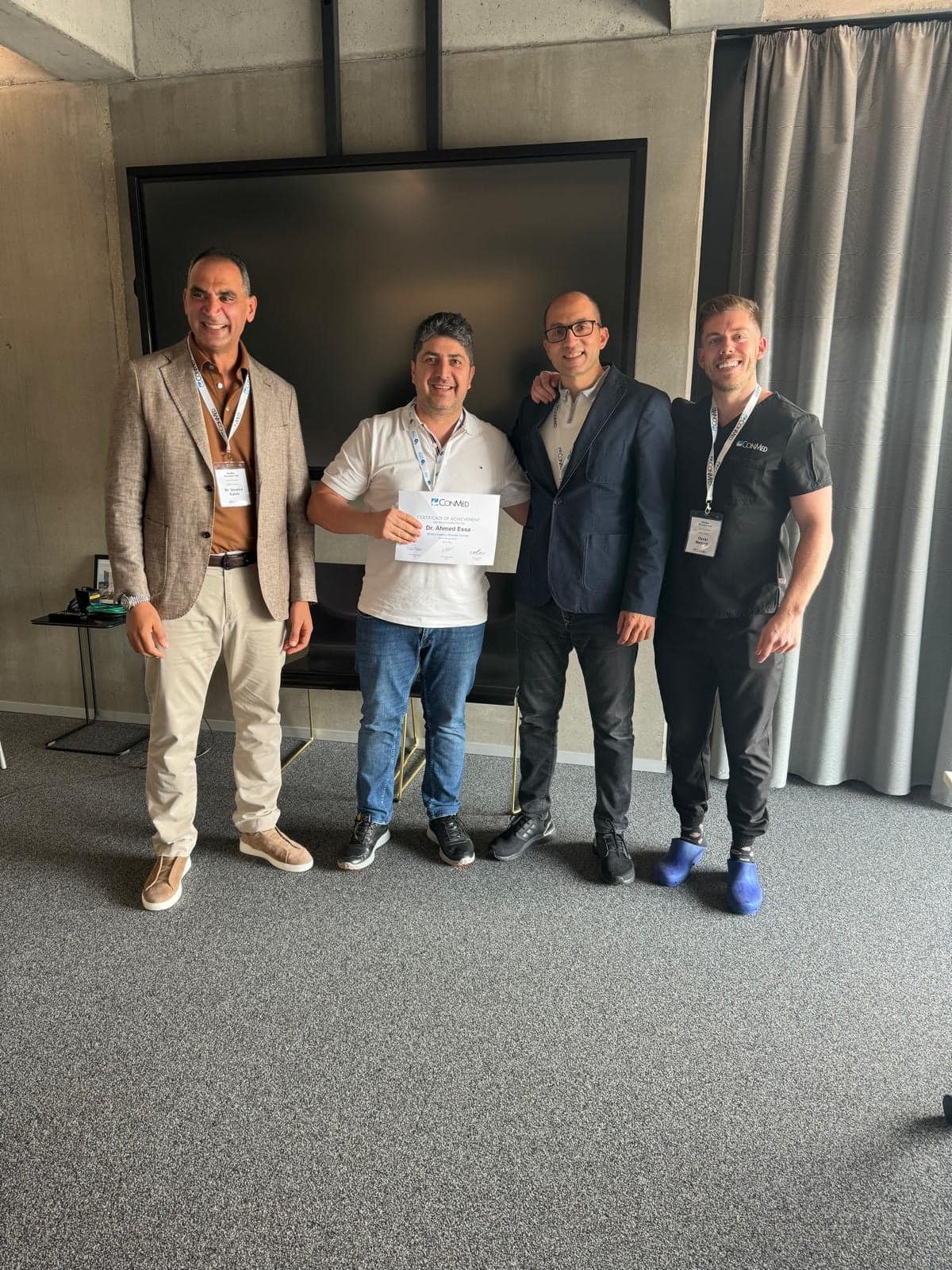 Dr. Usama Saleh in Advanced Shoulder Surgery Course – Ghent, Belgium