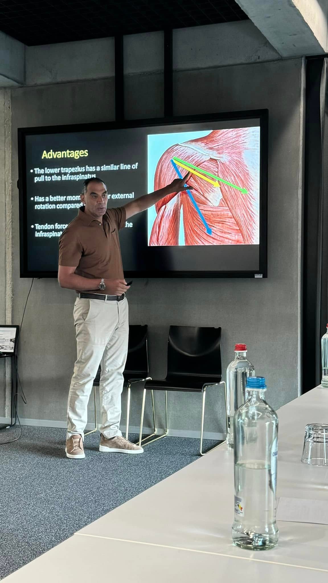 Dr. Usama Saleh in Advanced Shoulder Surgery Course – Ghent, Belgium