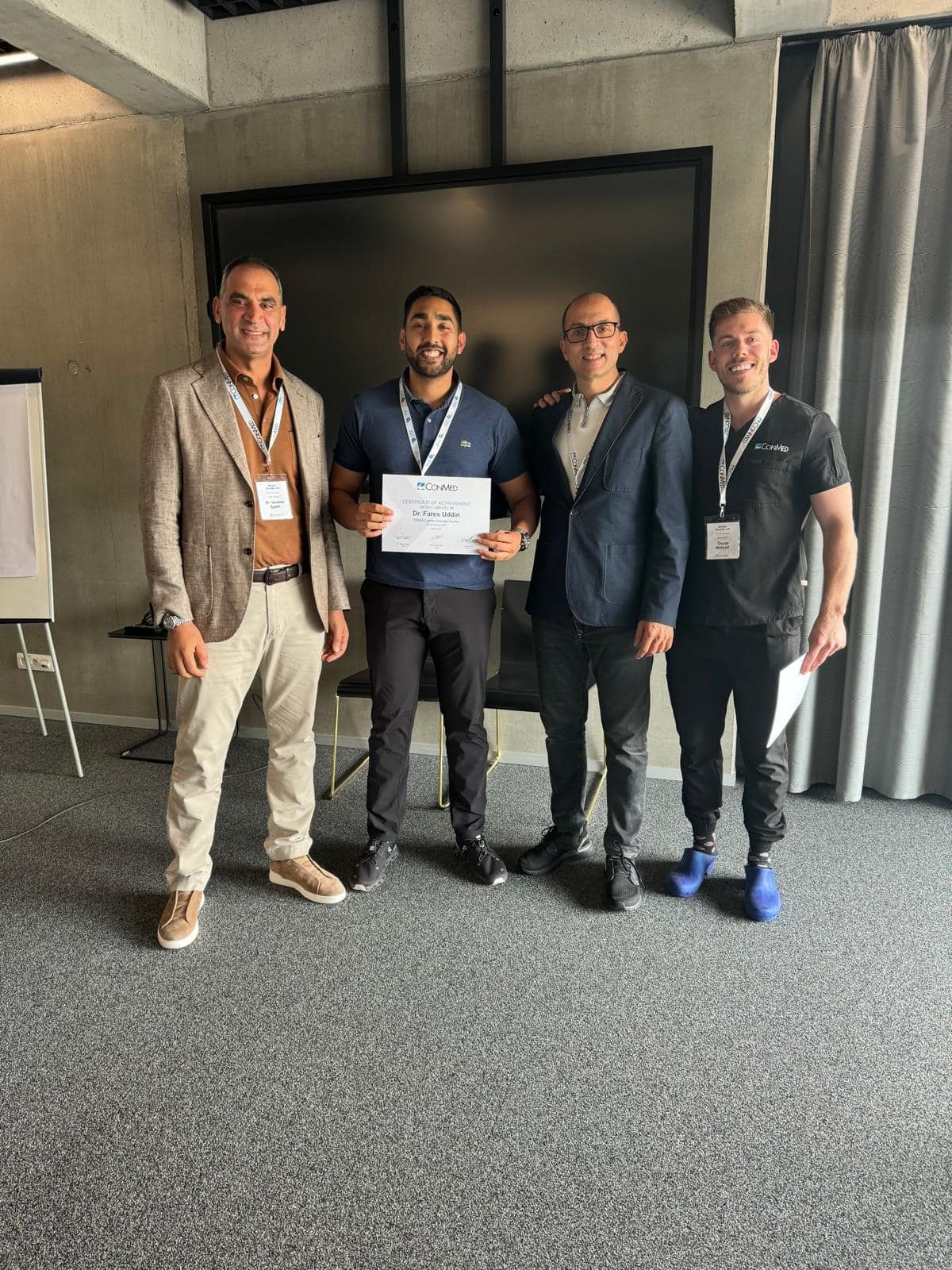 Dr. Usama Saleh in Advanced Shoulder Surgery Course – Ghent, Belgium
