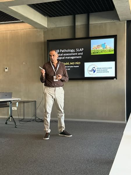 Dr. Usama Saleh in Shoulder Arthroscopy Course – Belgium