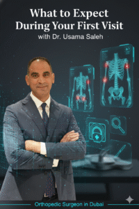 7 Important Things to Expect at Your First Orthopedic Visit in Dubai | Dr. Usama Saleh