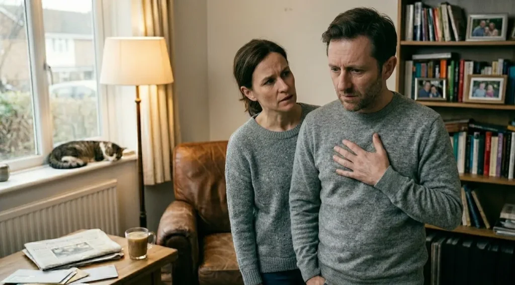 how shoulder pain cause chest pain