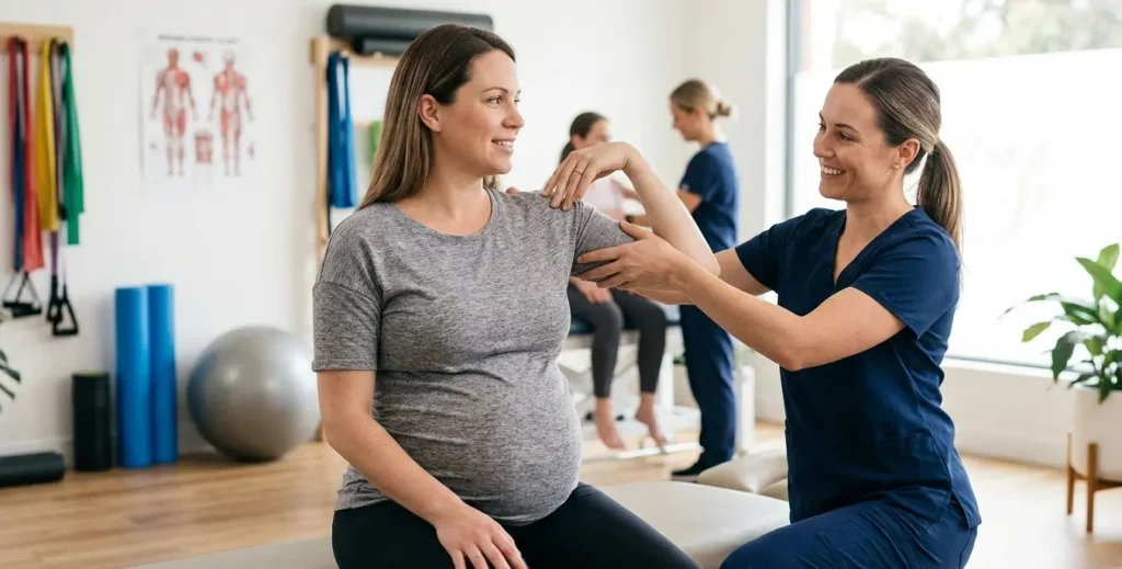 treatments of shoulder blade pain pregnancy