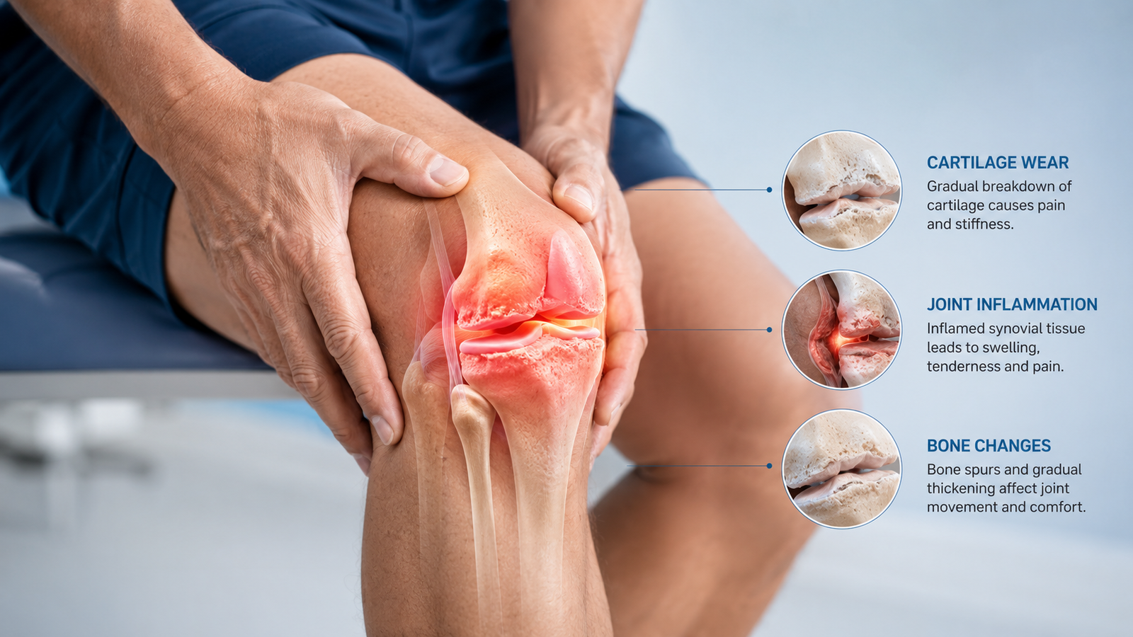 Stage 2 mild knee osteoarthritis