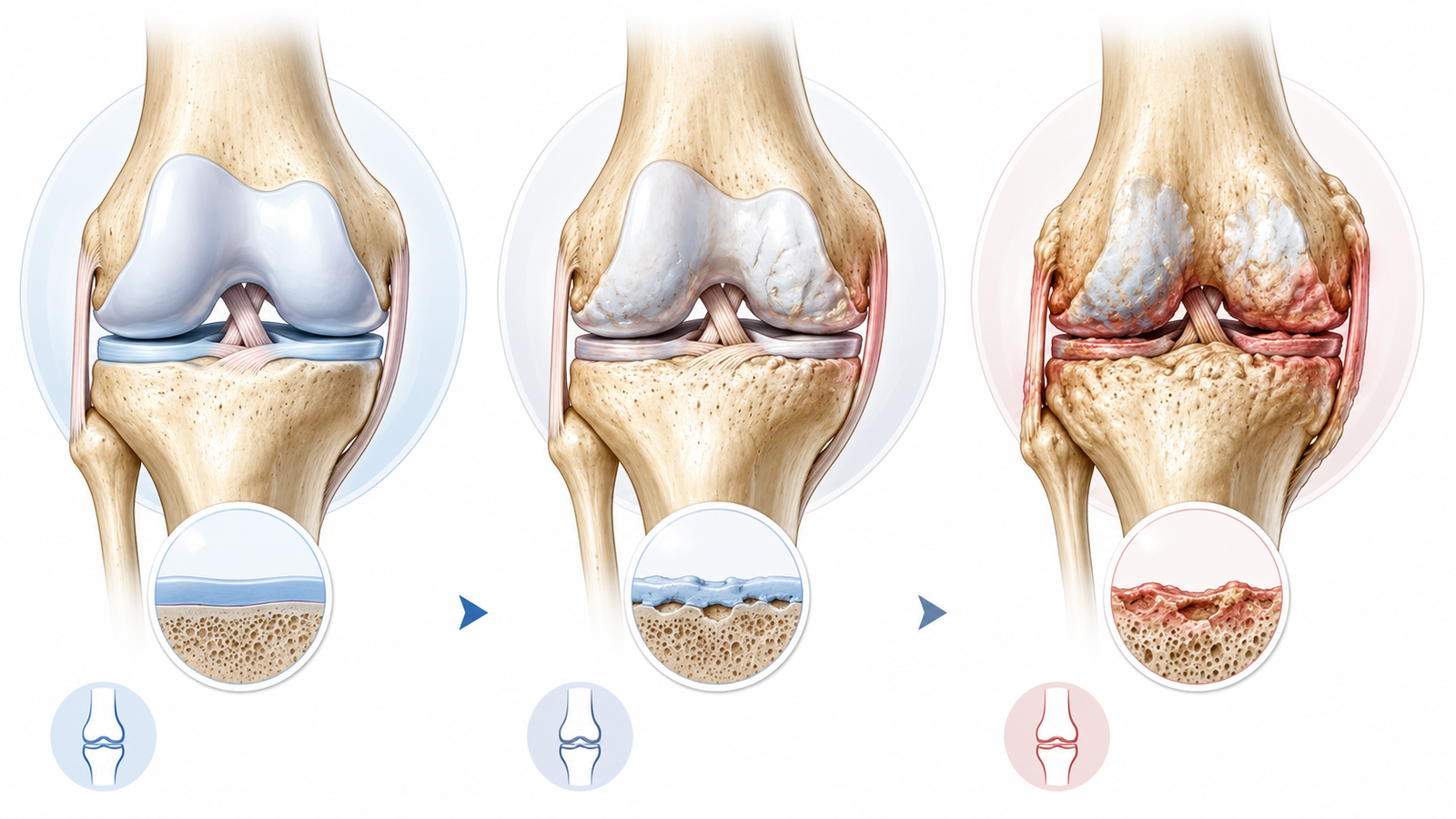 Stage 1 minor knee osteoarthritis