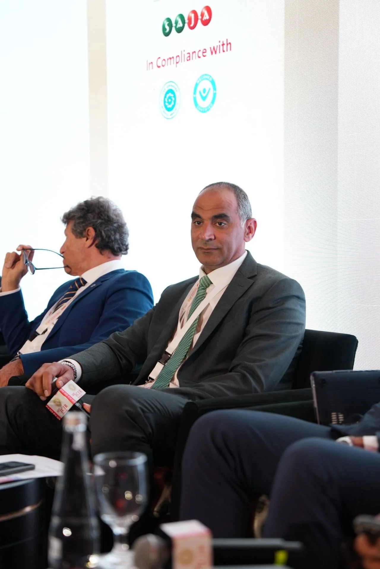 Dr. Usama Saleh at an international medical conference