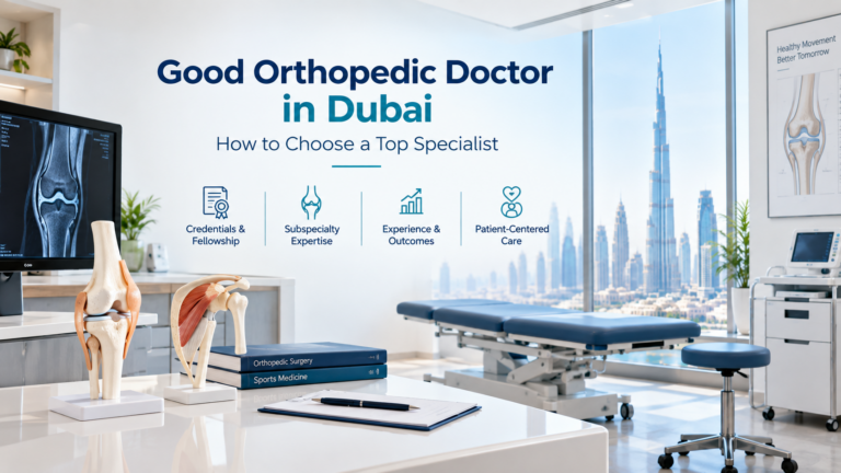 Good orthopedic doctor in Dubai: How to Choose a Top Specialist