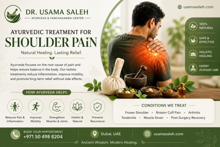 Ayurvedic Treatment for Shoulder Pain in Dubai with Dr Usama